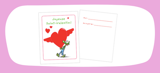 Carte à imprimer : Saint-Valentin