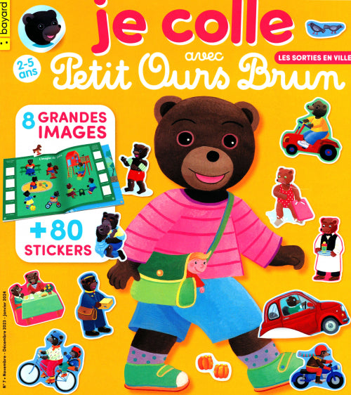 JE COLLE AVEC PETIT OURS BRUN #7 - Les sorties en ville