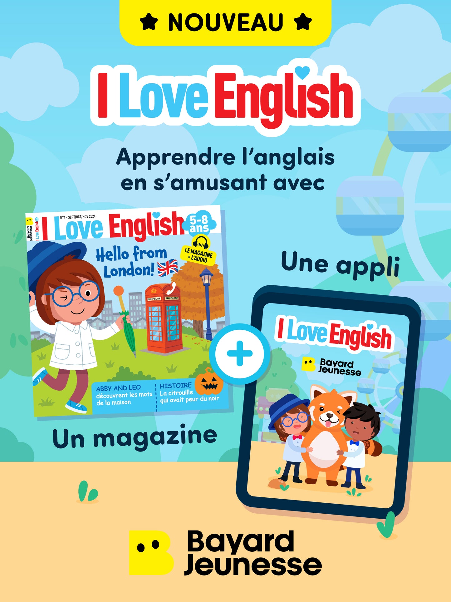 Abonnement 1 an : I Love English 5-8 ans