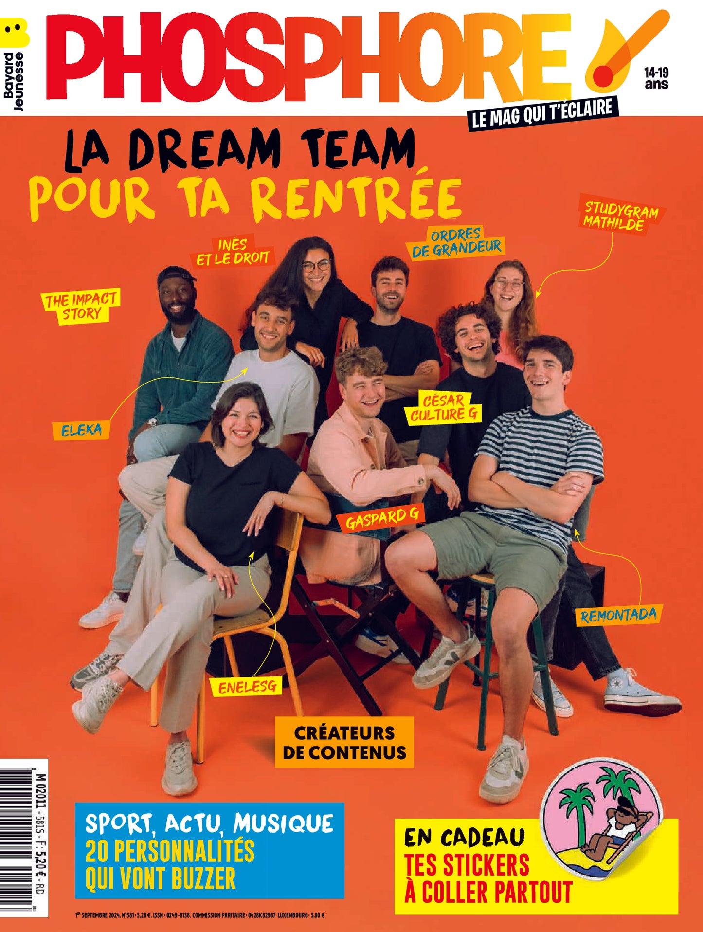 PHOSPHORE #581 - 1ER SEPTEMBRE 2024